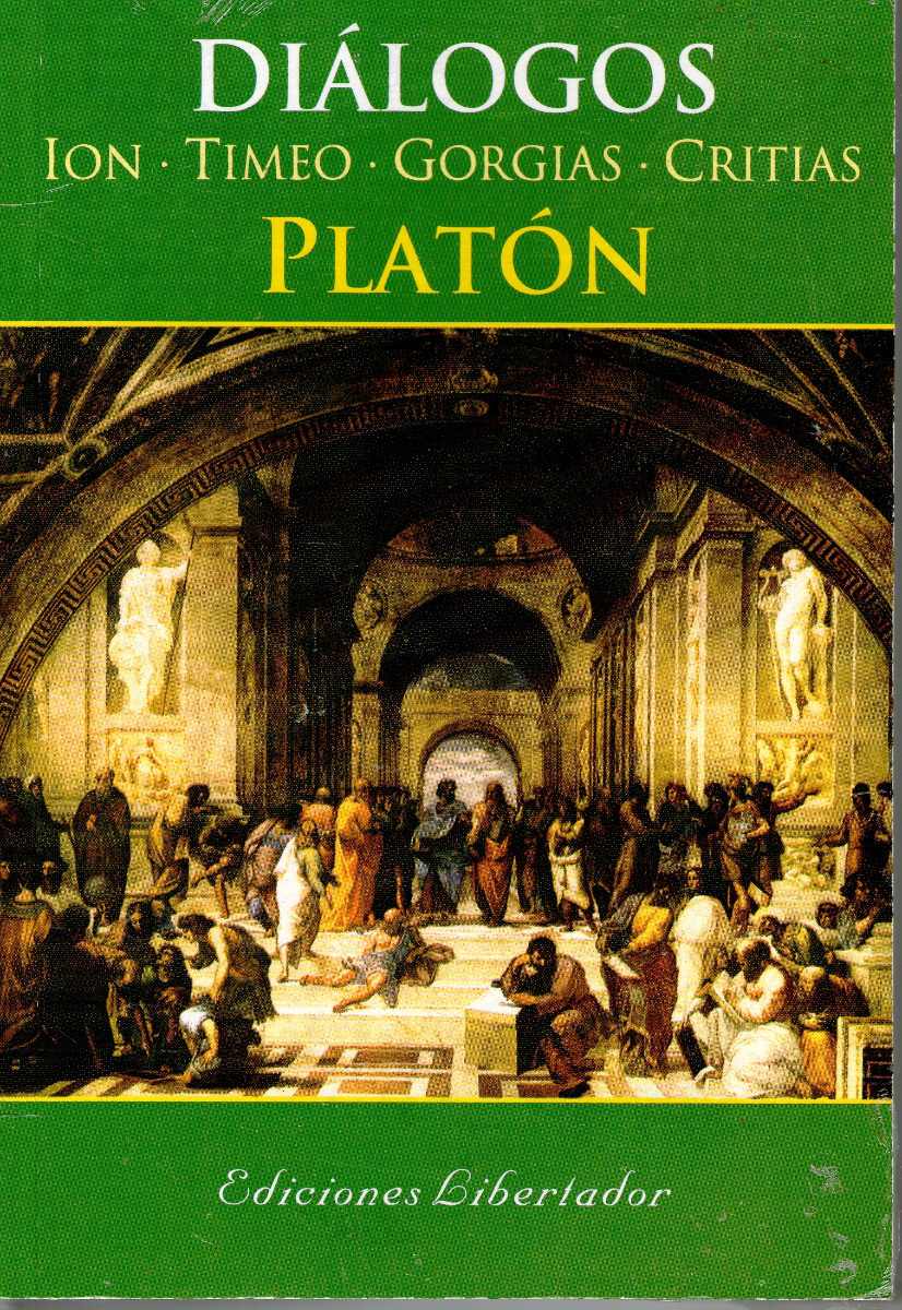 Portada del libro de los diálogos de platón